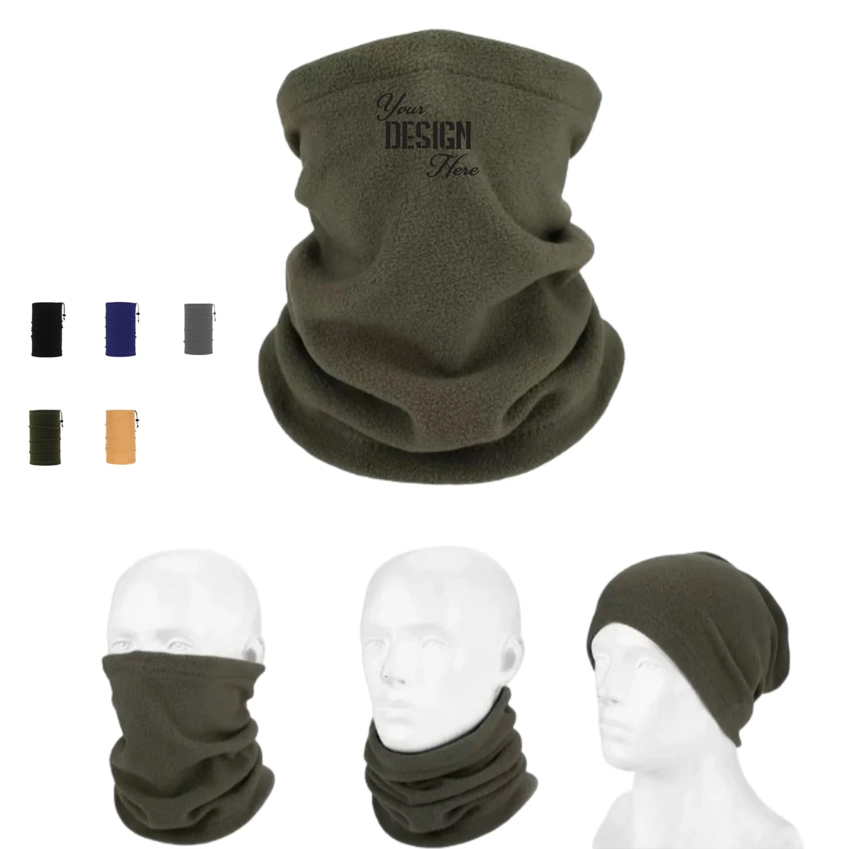 Windproof Neck Gaiter Face Cover Scarf 1