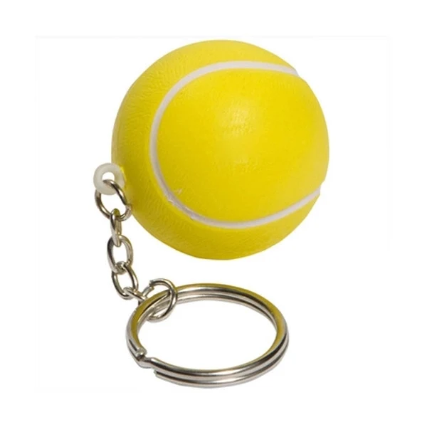 Tennis Ball Stress Reliever Keyring 1