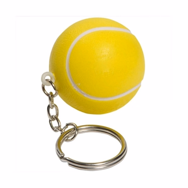 Tennis Ball Stress Reliever Keyring