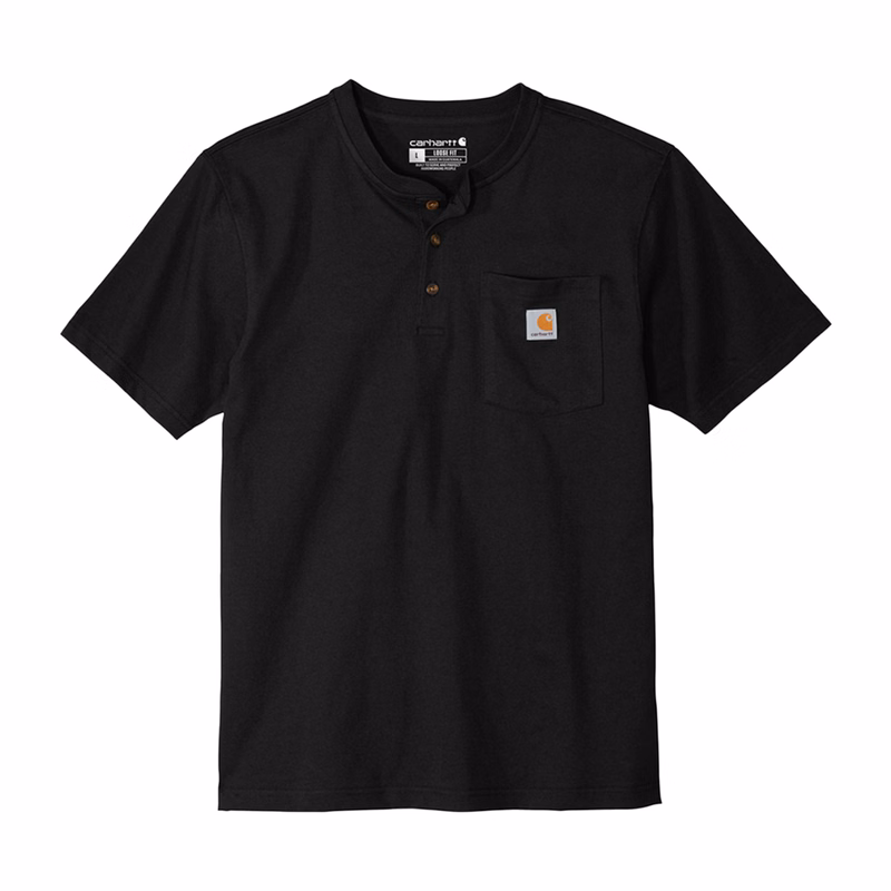 Carhartt Short Sleeve Henley Heavyweight T-Shirt