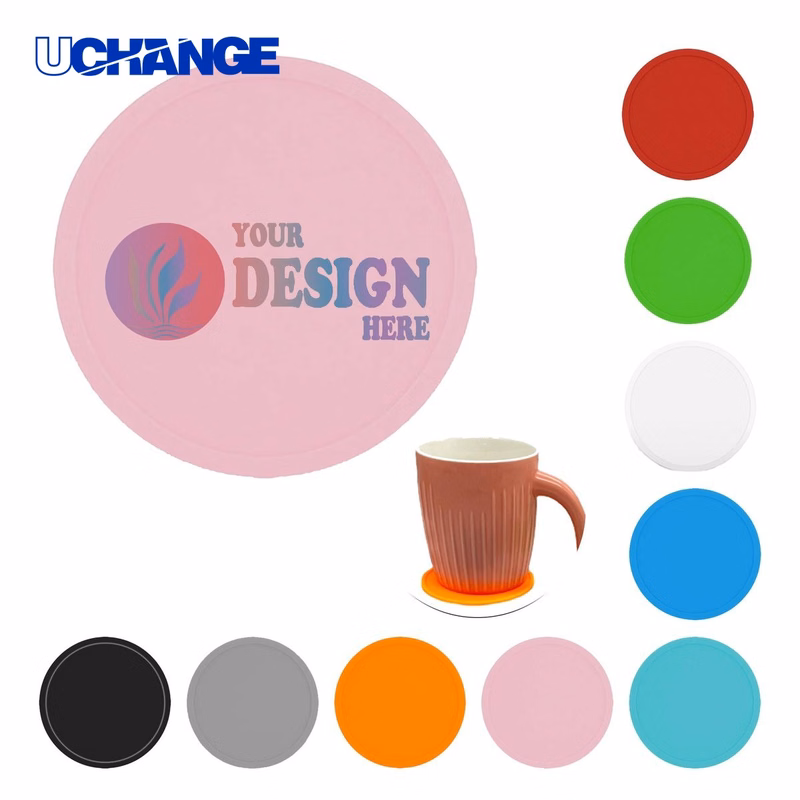 Round Silicone Cup Coaster Mat