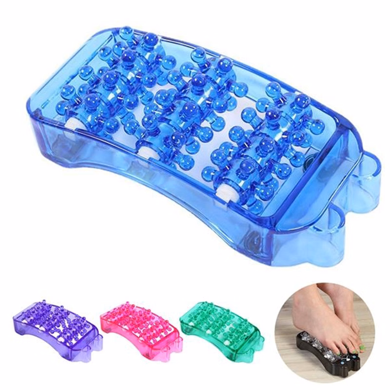 Three row plastic foot massager