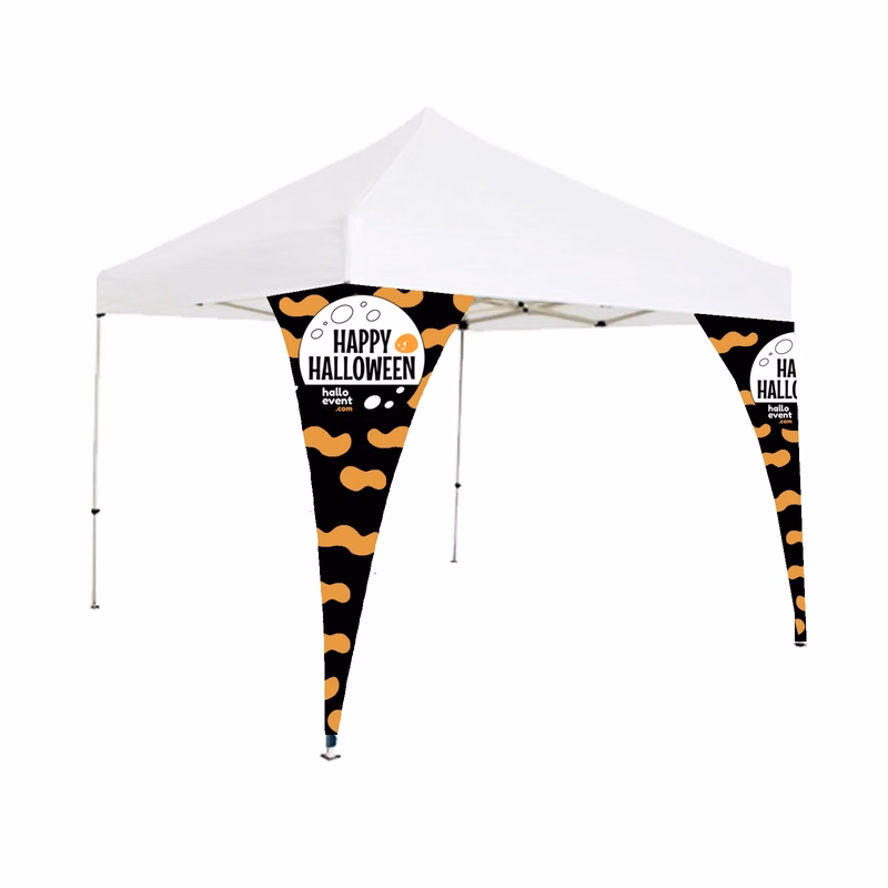 60"x82" Tent Corner Banner - 600D Canvas