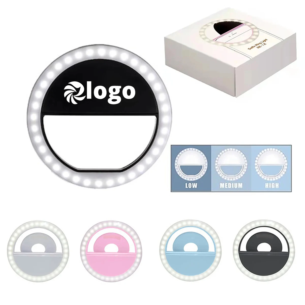 Rechargeable Ring Phone Selfie Light 1