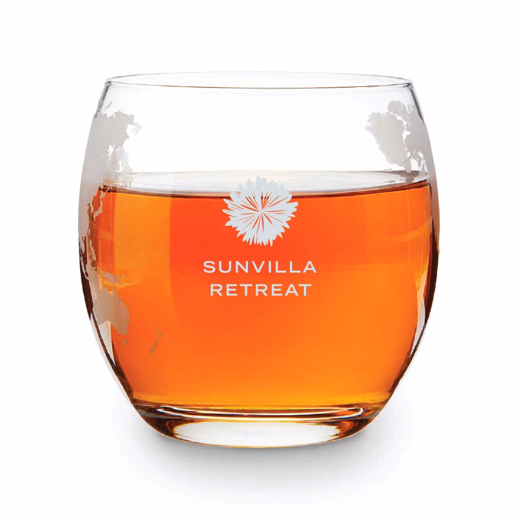 Viski® Globe Whiskey Tumbler, set of 2