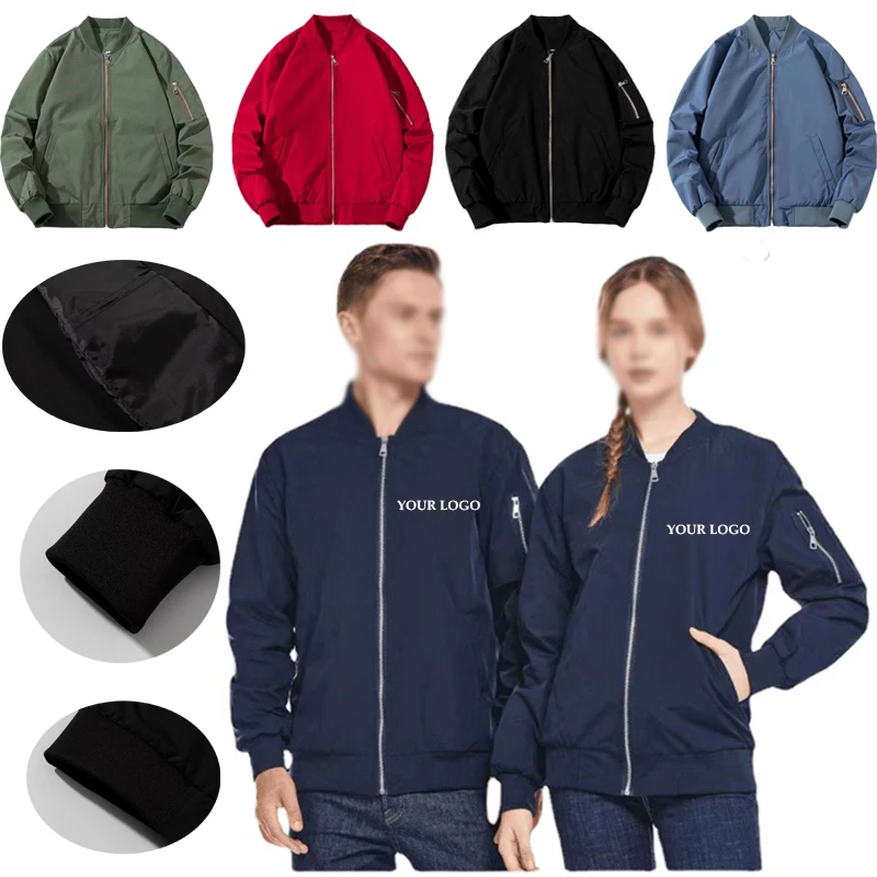 Unisex Casual Bomber Jacket 1