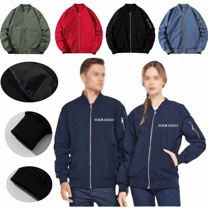 Unisex Casual Bomber Jacket