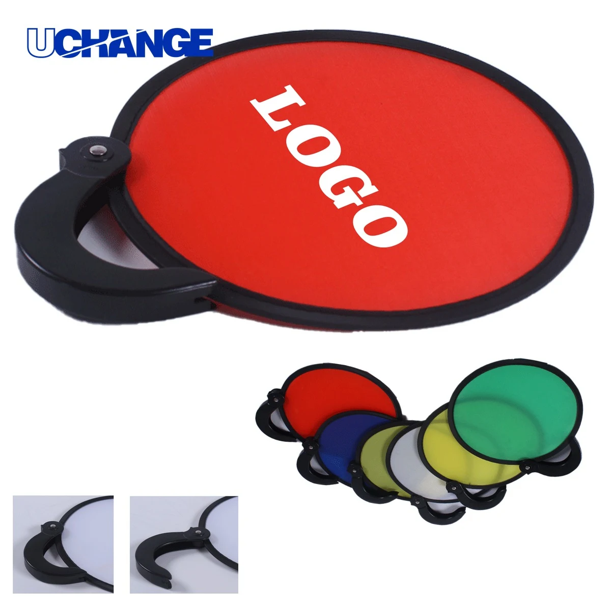 Nylon Pop Up Folding Fan Flying Disc 1