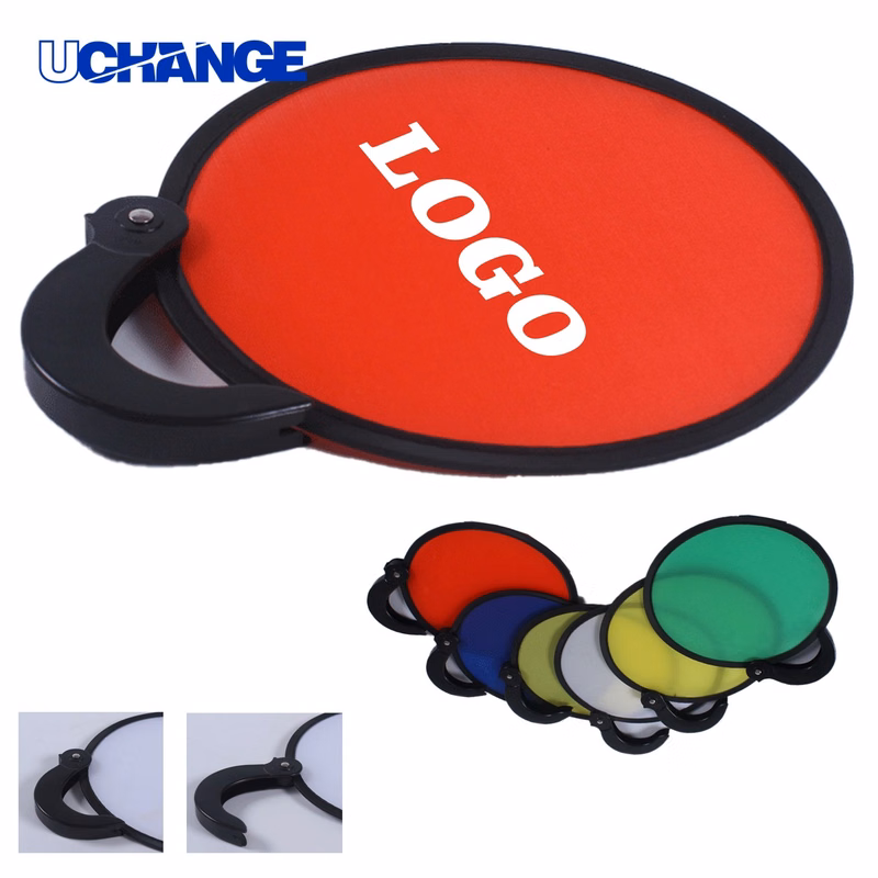 Nylon Pop Up Folding Fan Flying Disc