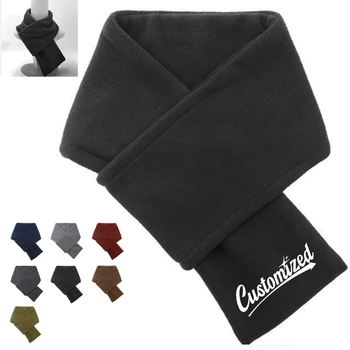 Fleece Winter Scarf for Cold Weather and Promotions 1