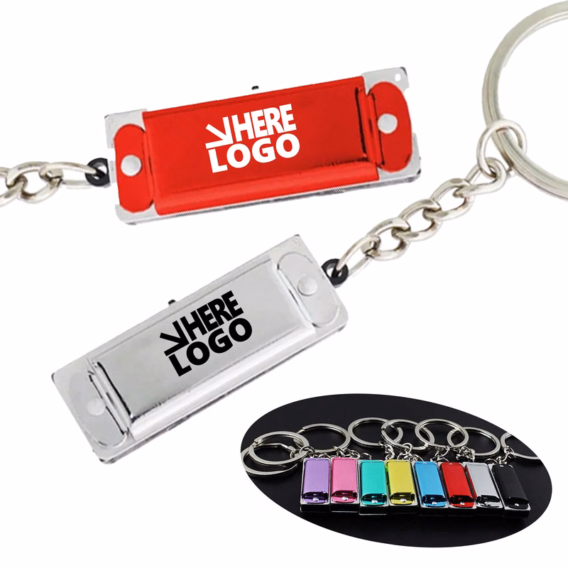 MOQ 20 Mini Colorful Harmonica Key Tag Music Theme