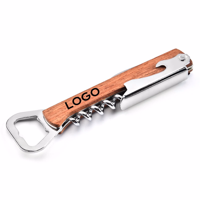 Multi-Function Wooden Bottle Opener