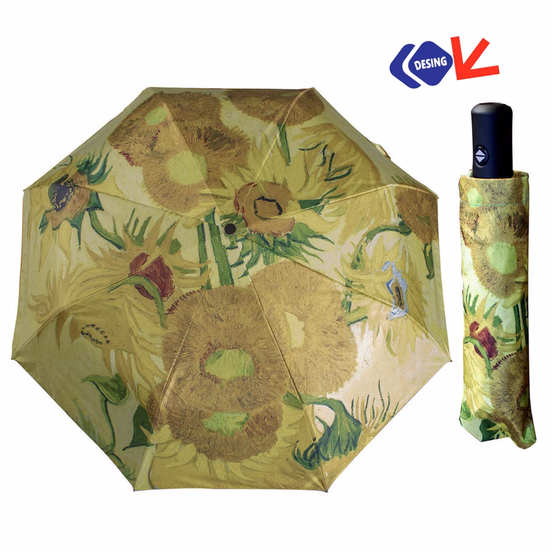 Folding  Full Color Sunscreen Automatic Eight-Bone Umbrella