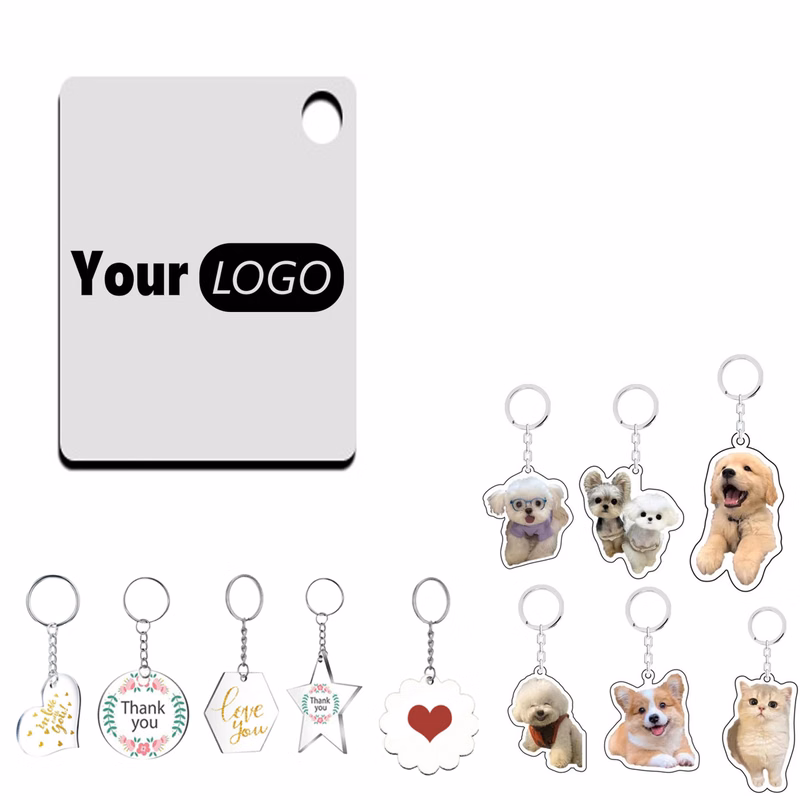 Custom Full Color Acrylic Keychains MOQ 10