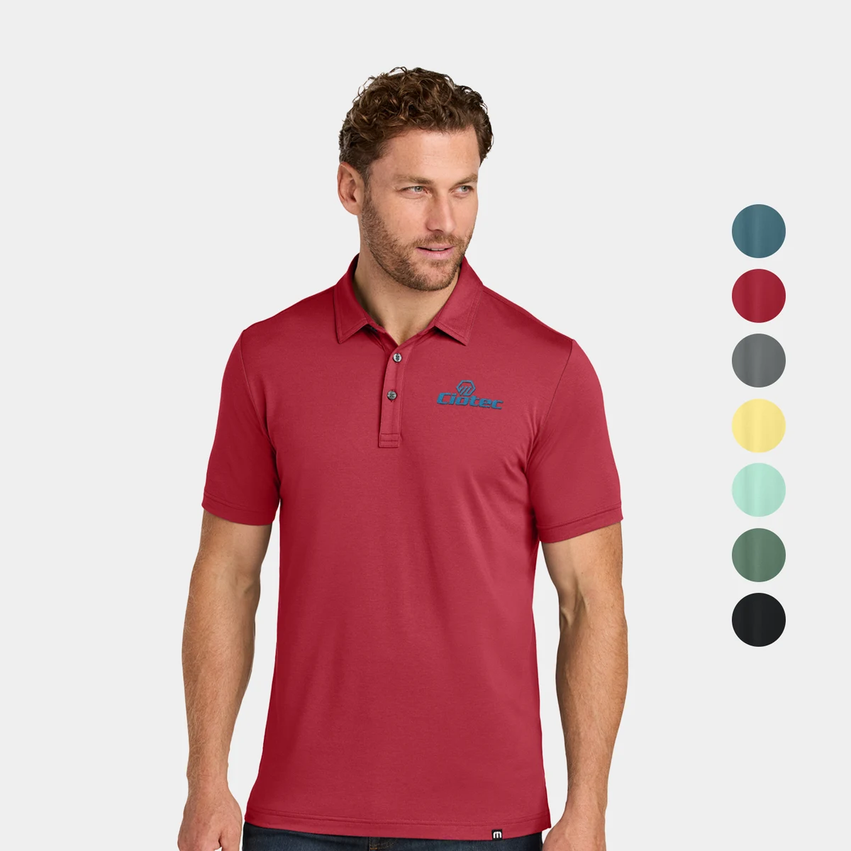 TravisMathew Men's Solid Polo T-Shirts 1