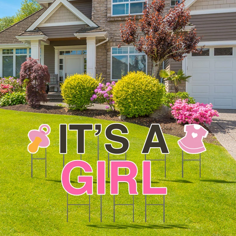 It's A Girl Yard Letters 1