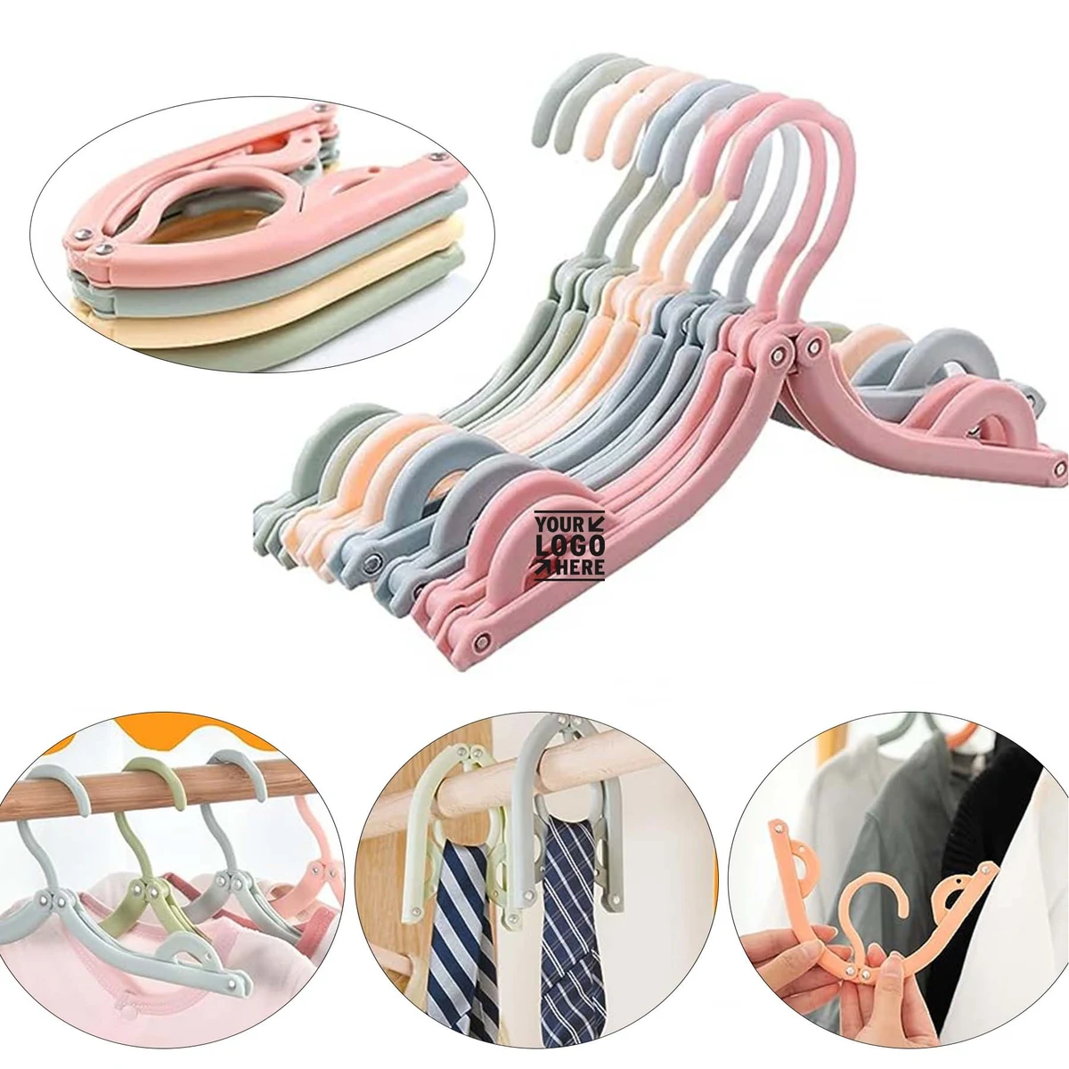 Travel Portable Folding Drying Rack Essentials Clothes Hanger 1