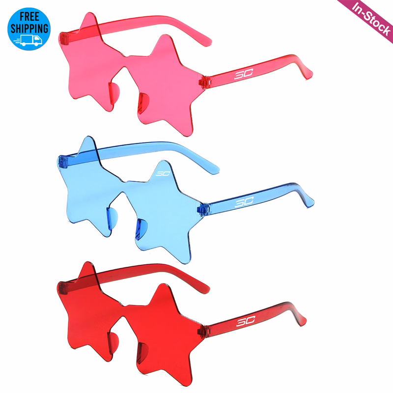 Candy Color Star Shaped Eyeglasses