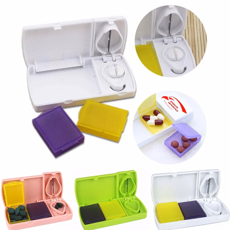 medicine cutter Portable Pill Organizer Daily Case Box
