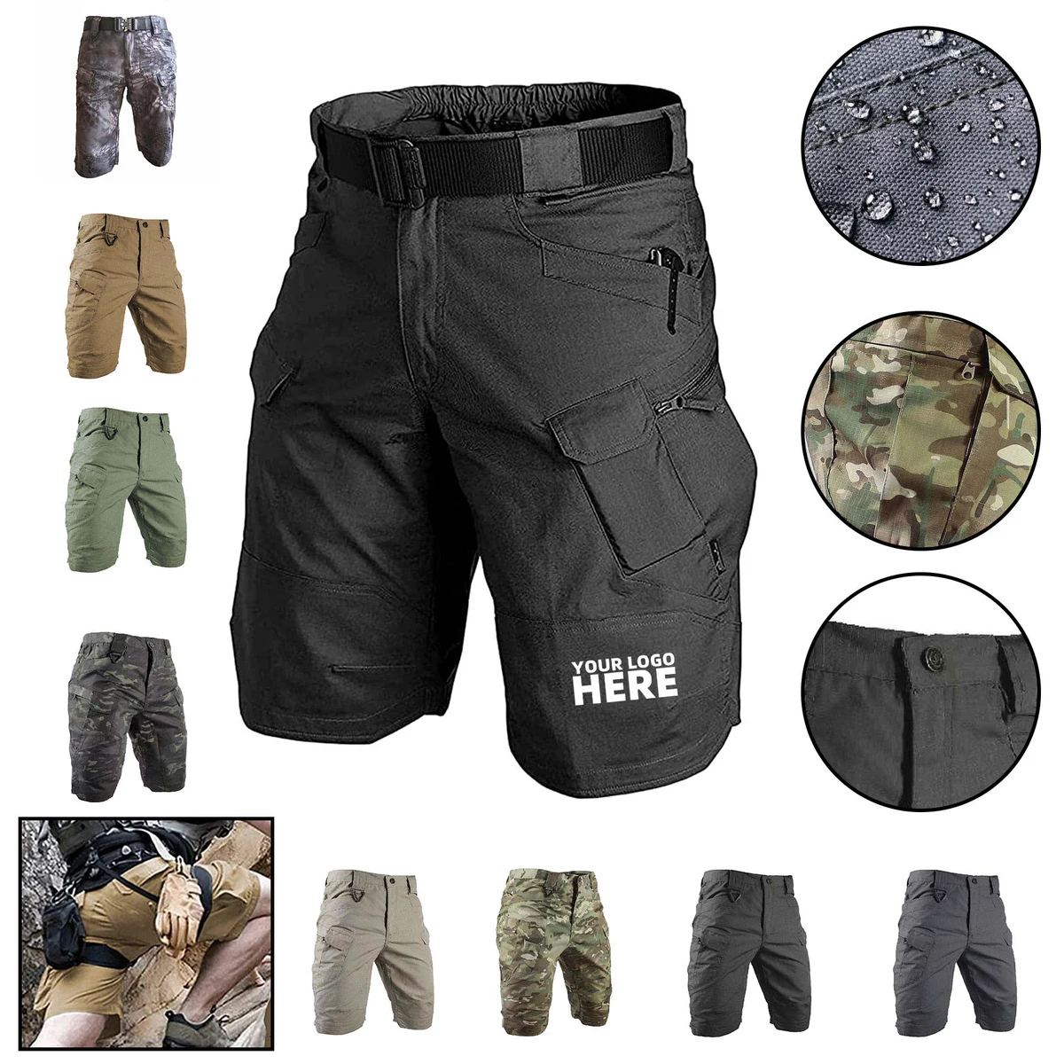 Waterproof Quick Dry Tactical Shorts 1