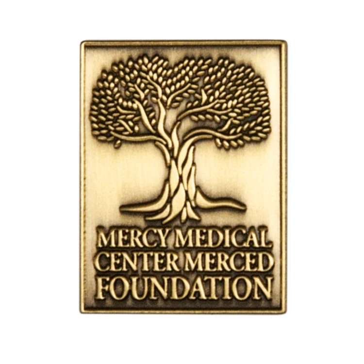 Custom Power Stamped® Brass Lapel Pin 1