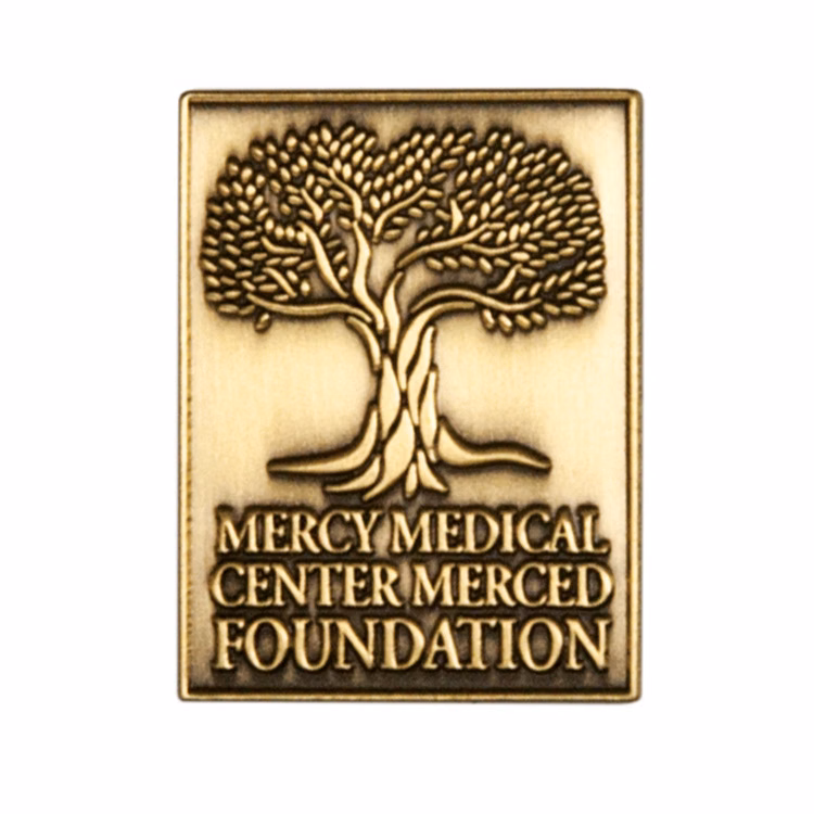 Custom Power Stamped® Brass Lapel Pin