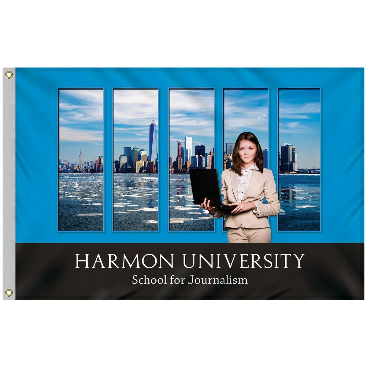 4' x 6' Promotional Polyester Single Reverse Flag 1