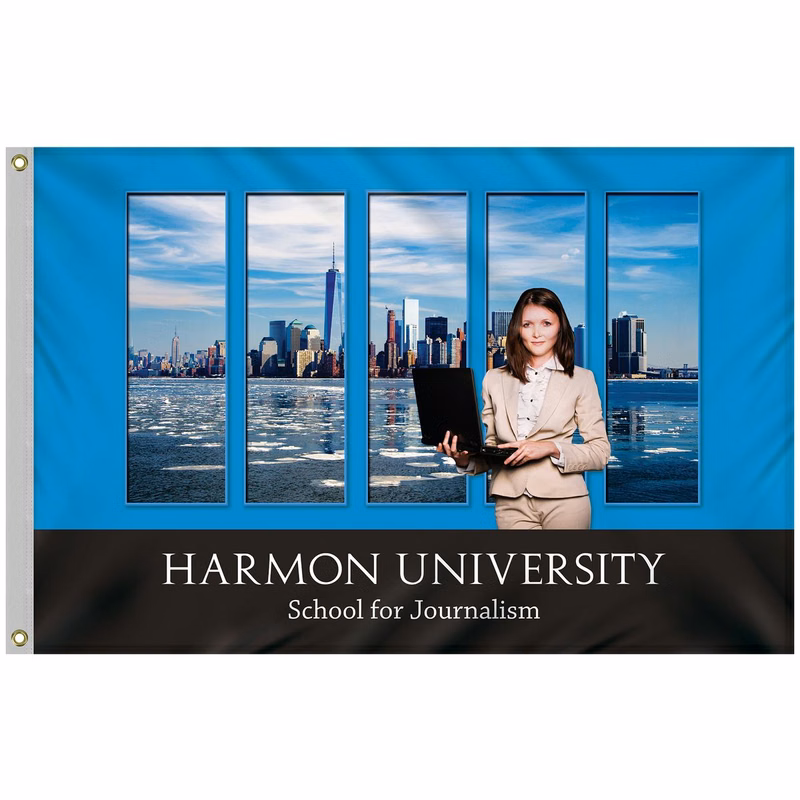4' x 6' Promotional Polyester Single Reverse Flag