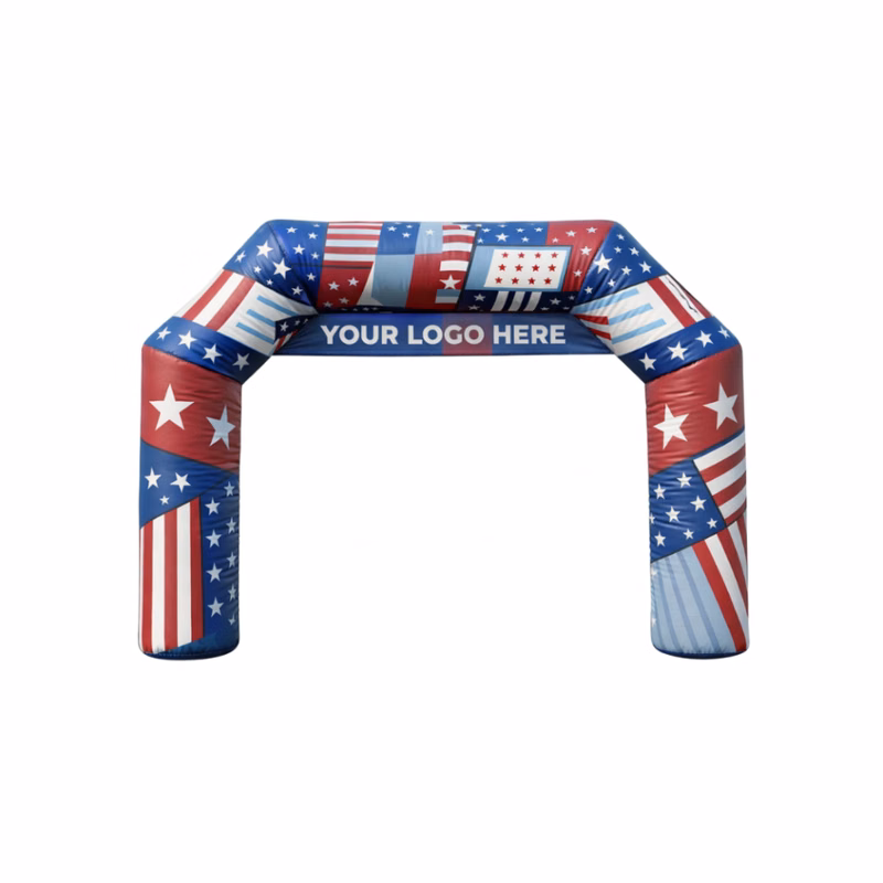 25' Cold Air Arch Hexagonal w/ Banner