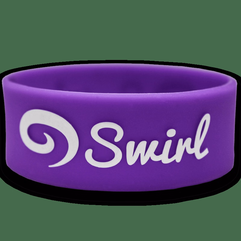 3/4 Inch Embossed Printed Wristbands