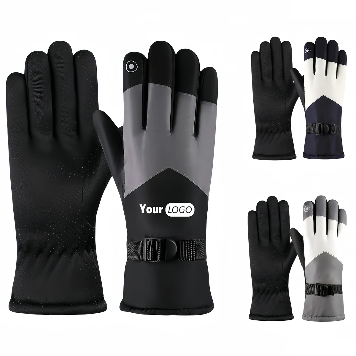 Polyester Winter Windproof And Warm Gloves 1