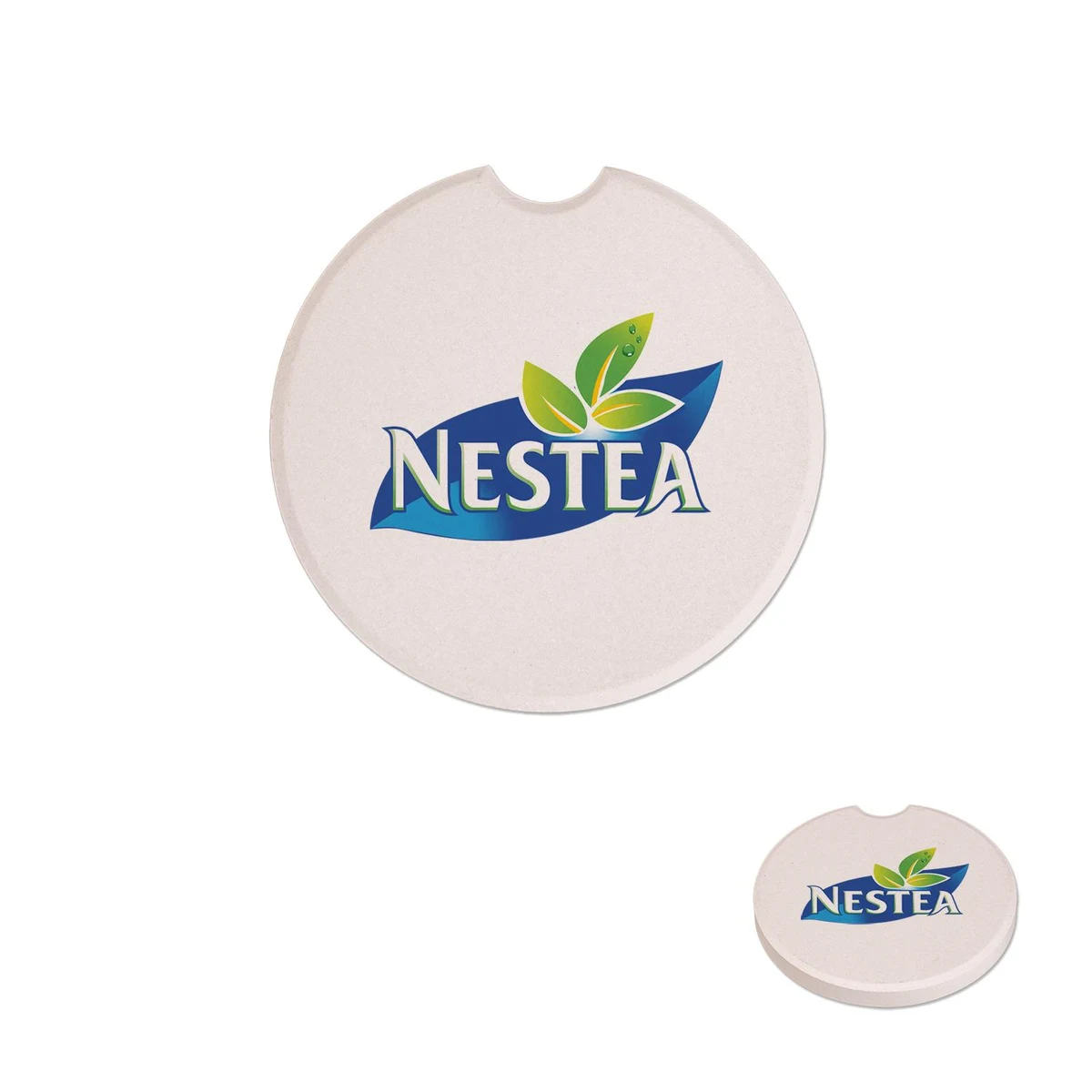 Single Absorbent Stone Car Coasters 1