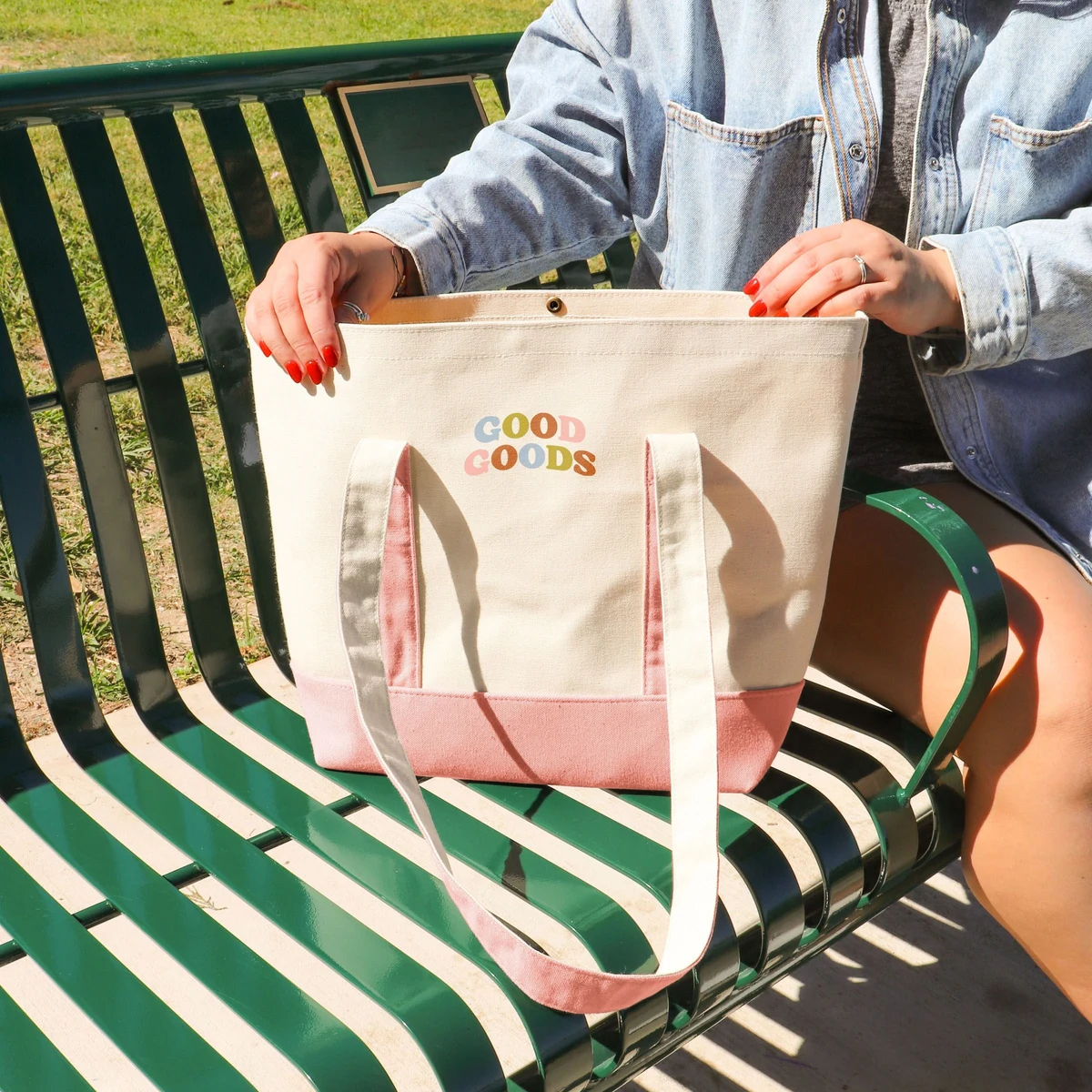 Morris Tote - Medium Open, custom tote bag with logo imprint 1
