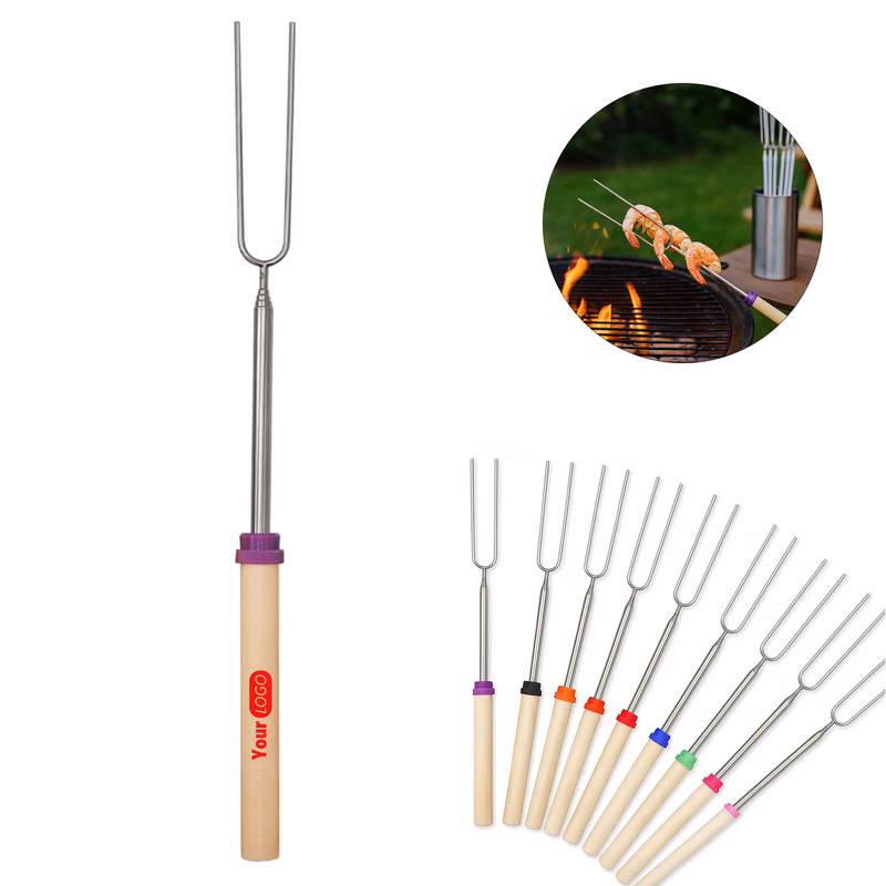 Telescopic Barbecue Roasting Fork