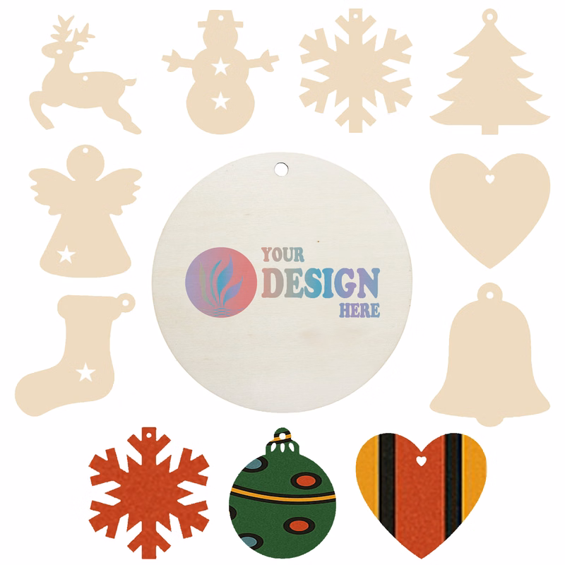 Wood Christmas Ornament