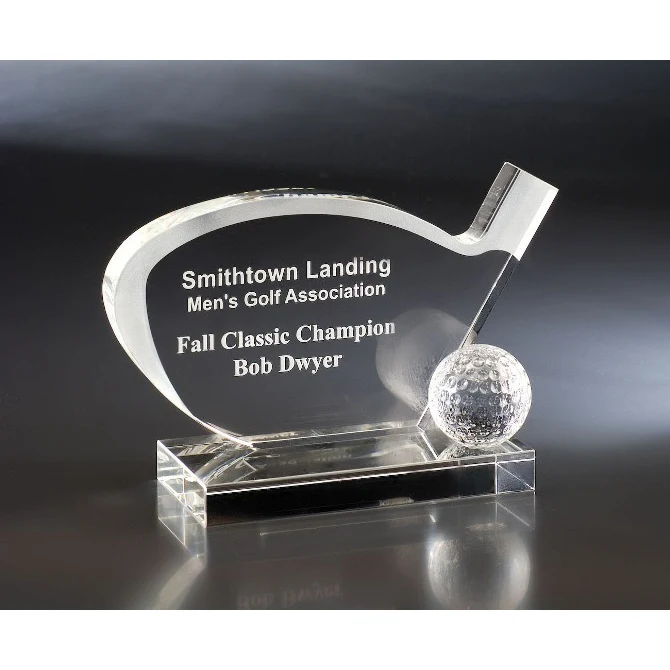 Designer Crystal Golfcrest Award 1