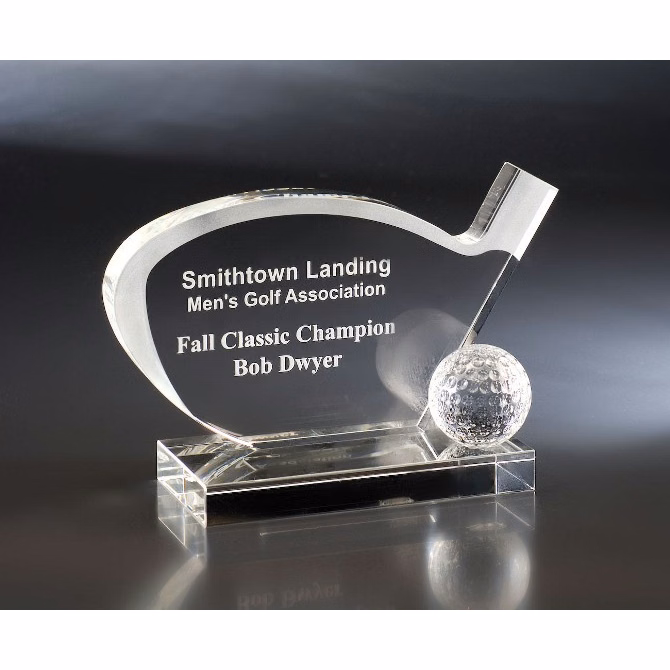 Designer Crystal Golfcrest Award