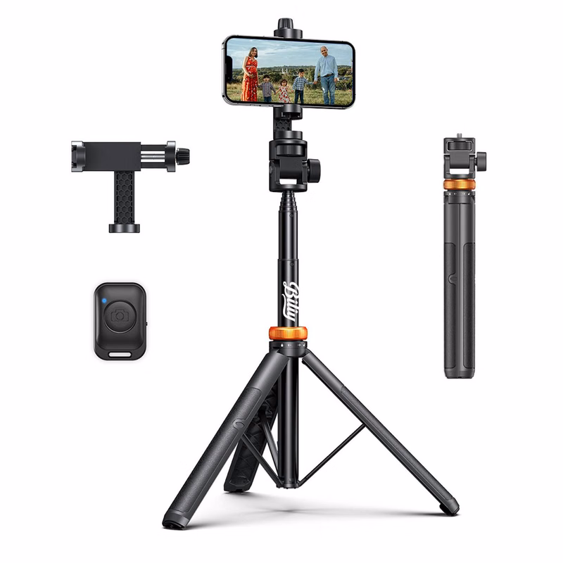 Tripod for Phone & Selfie Stick with Remote
