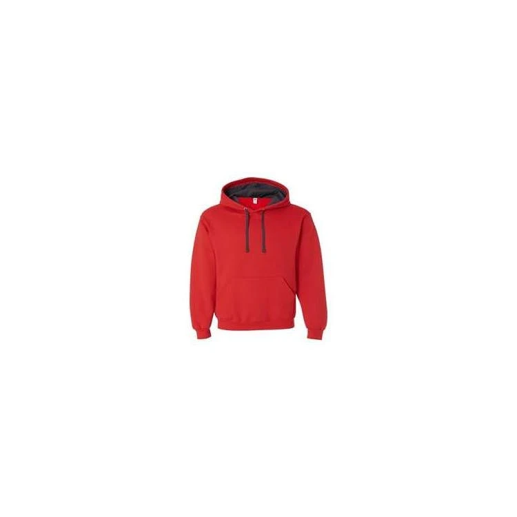 Sofspun® Hooded Sweatshirts Fiery Red Medium, custom hoodie or sweatshirt with logo imprint 1