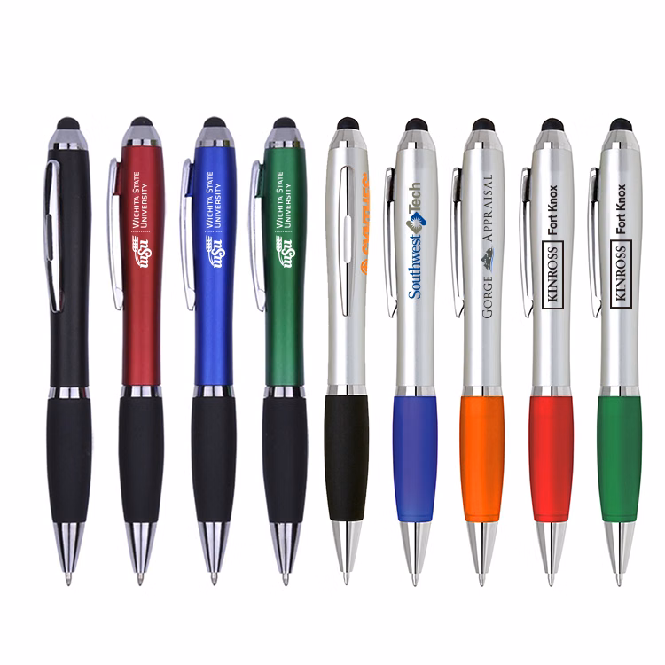 Twist action plastic stylus pen
