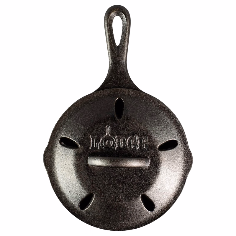 6.5" Seasoned Cast Iron Smoker Skillet