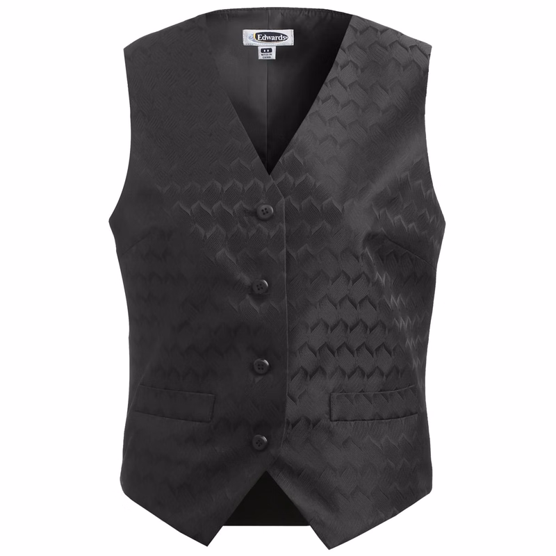 Ladies Swirl Brocade Vest