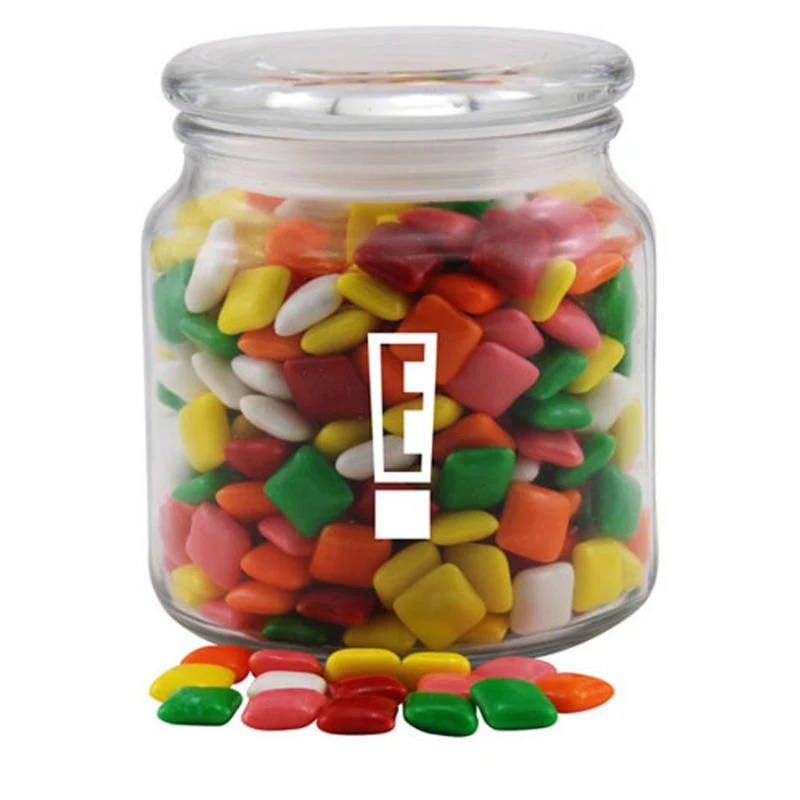 Jar with Mini Chicklets Gum 1