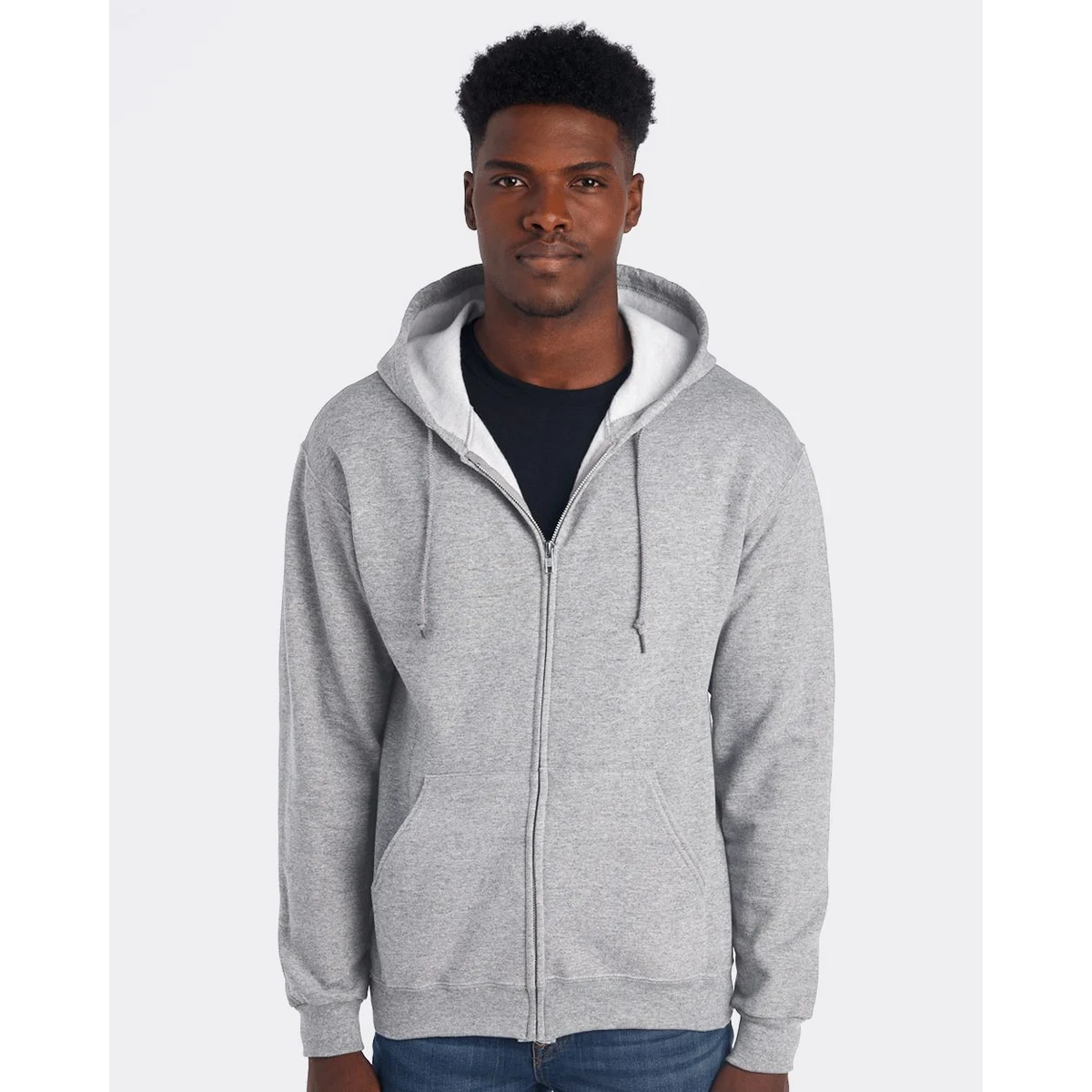 Unisex NuBlend® Full-Zip Hooded Sweatshirt - 993MR 1