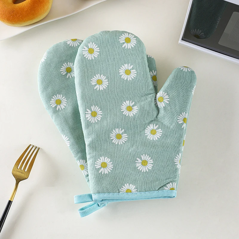 Cotton Linen Oven Glove 1