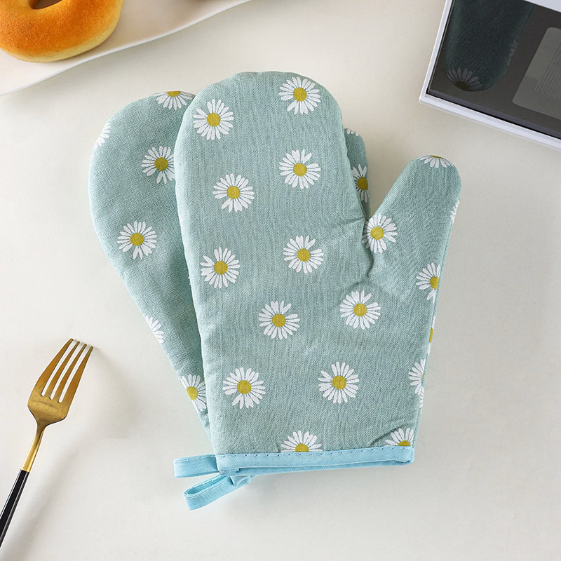 Cotton Linen Oven Glove