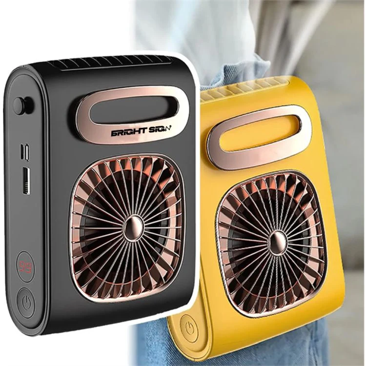 3-in-1 Rechargeable Waist Fan with Power Bank 1