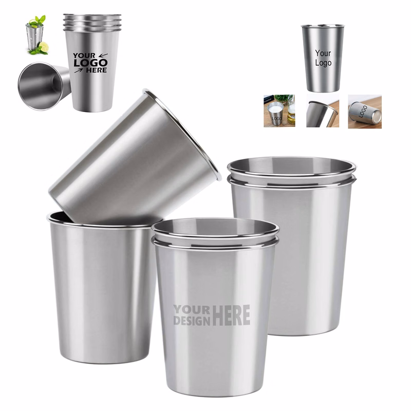 12oz Stainless Steel Water Mug Pint Cup