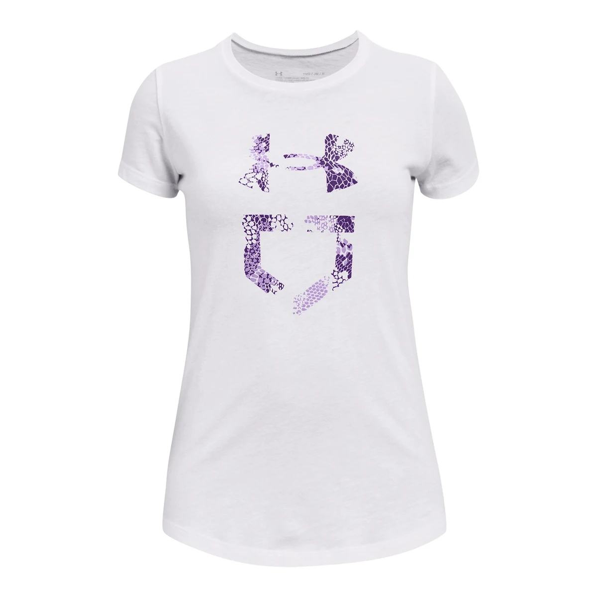 Girls' UA Softball Graphic Branded T-Shirt 1