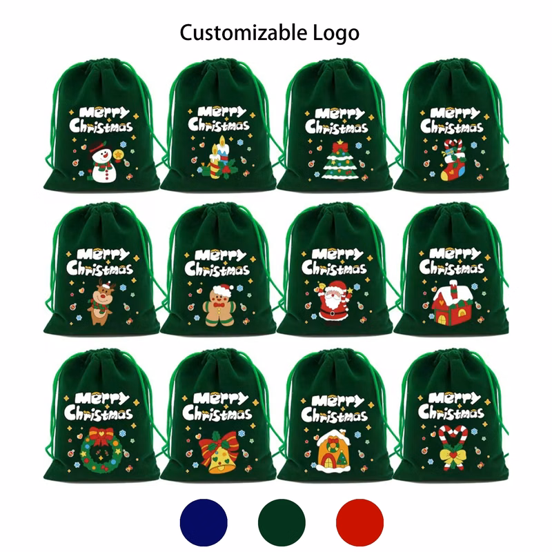 Christmas Gift Snack Bags With Customizable Logo